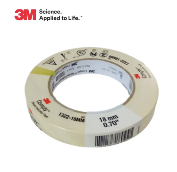 3M Comply Steam Indicator Tape 3M 1322-18MM